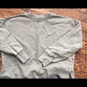 Sage green sweatshirt